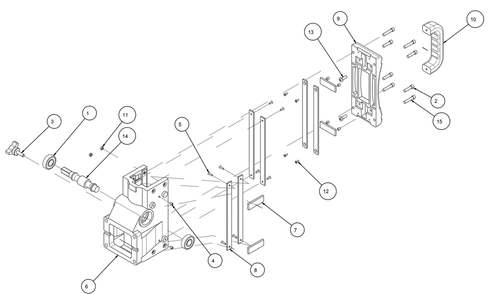 Section 10 Diagram and Parts List for 158425  MK Diamond Drill